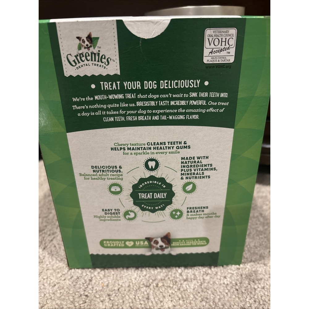 Greenies Adult Natural Dental Dog Treats Large 17 Count BB 10/09/26 NEW - Picture 2 of 4
